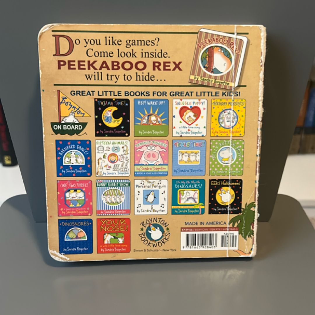 Peekaboo Rex! by Sandra Boynton