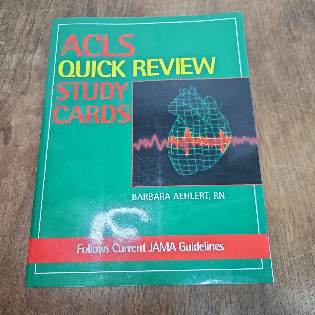 ACLS Quick Review Study Cards