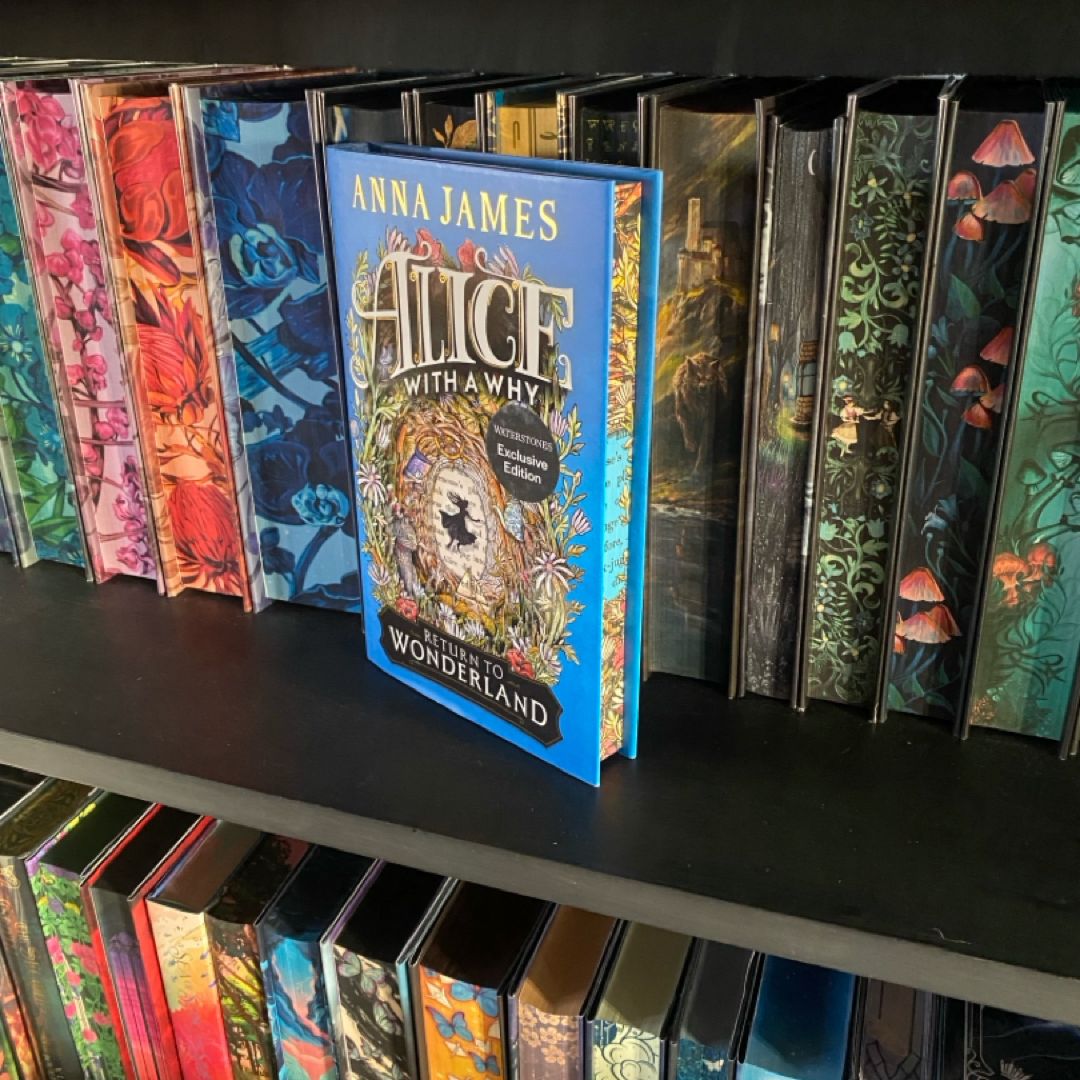 Waterstones Alice With a Why (Exclusive Edition with sprayed edges) Signed !