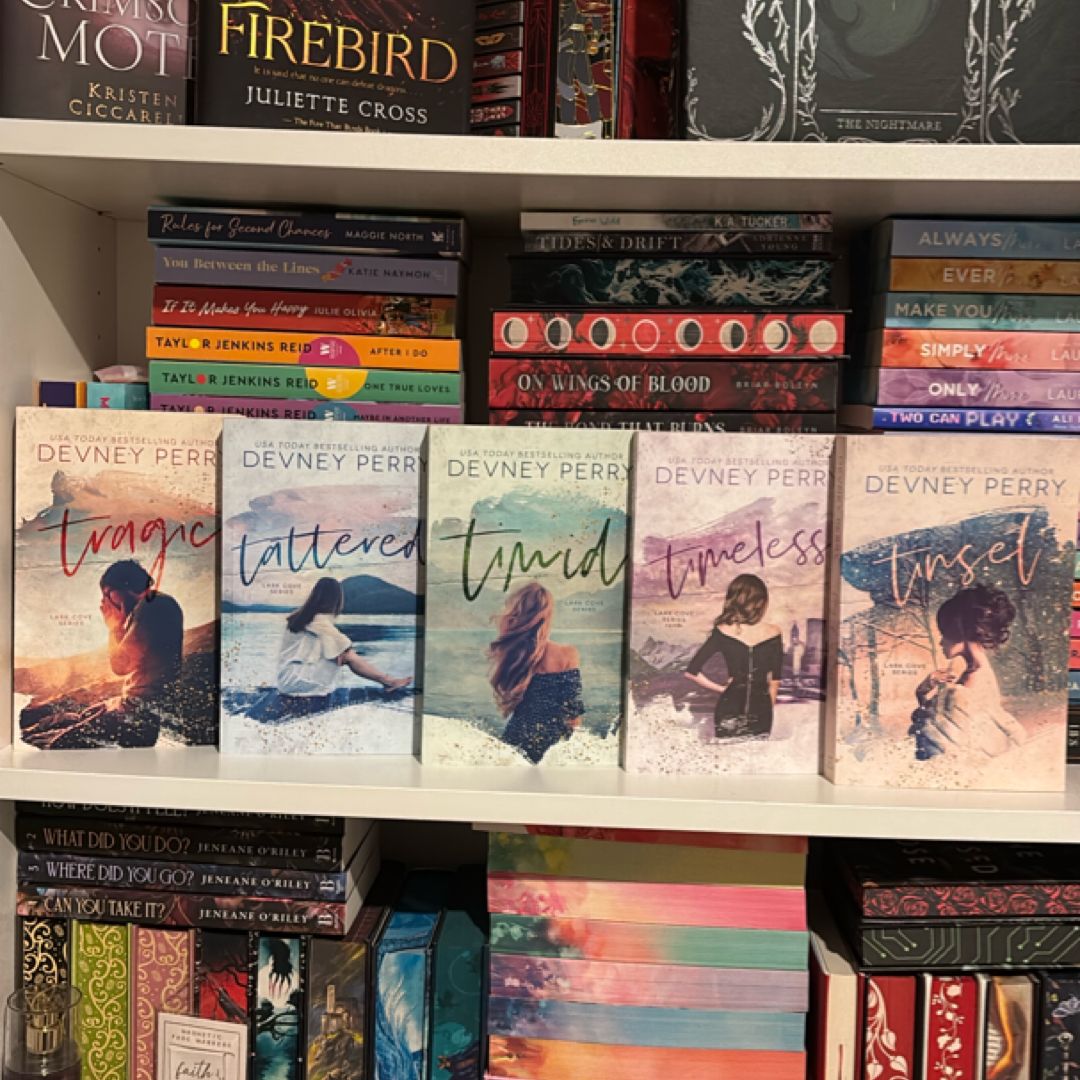 OOP Lark Cove Series:  Tinsel, Tattered, Timid, Tragic, Timeless