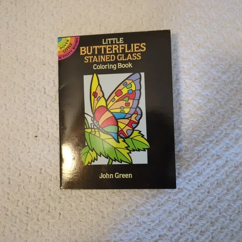 Little Butterflies Stained Glass Coloring Book