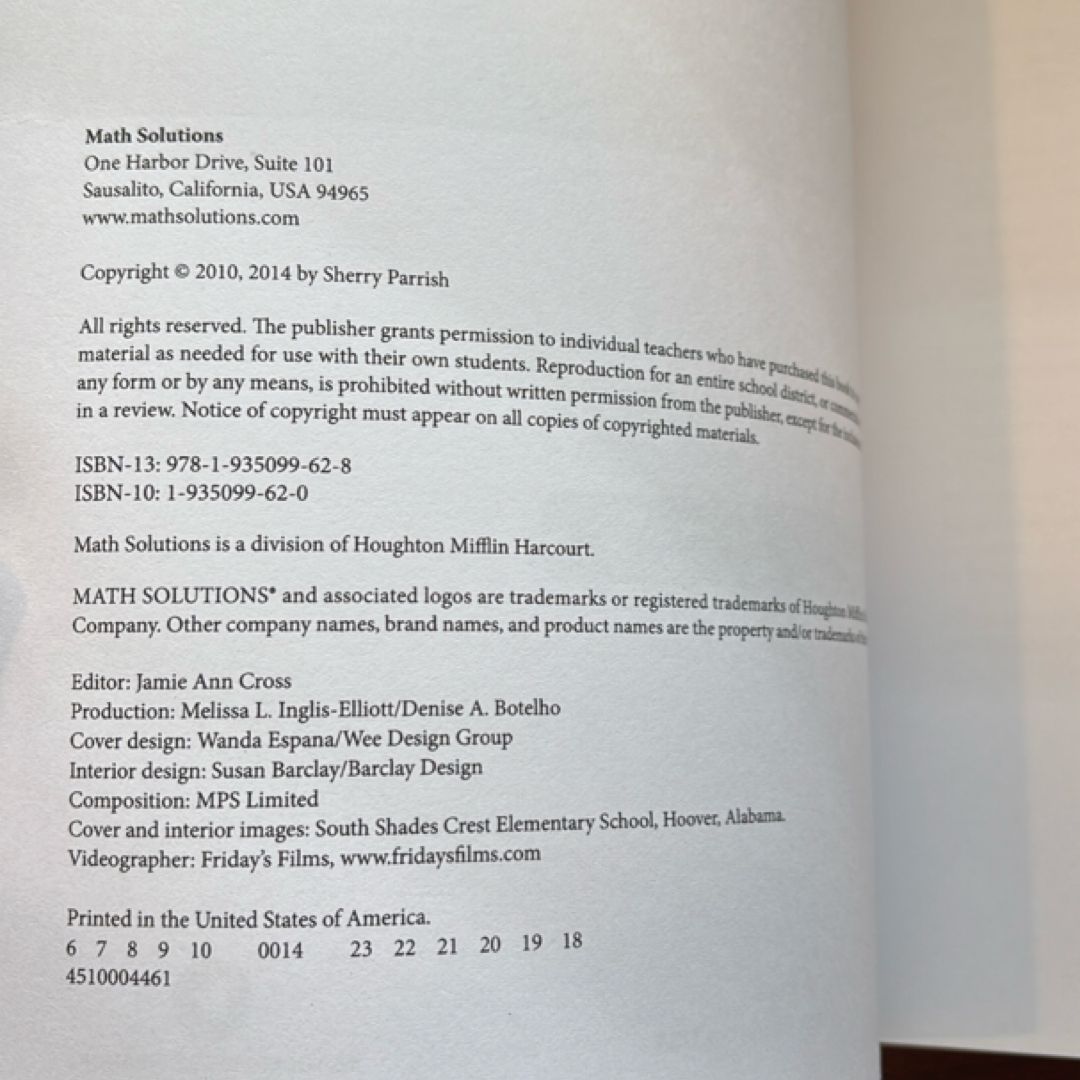 Number Talks Common Core Edition, Grades K-5