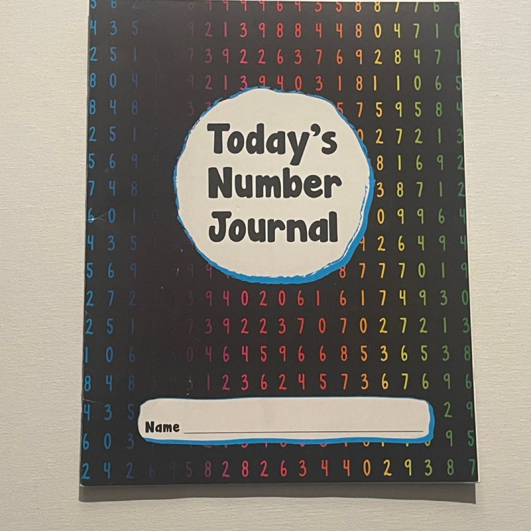 Today’s Number Journal
