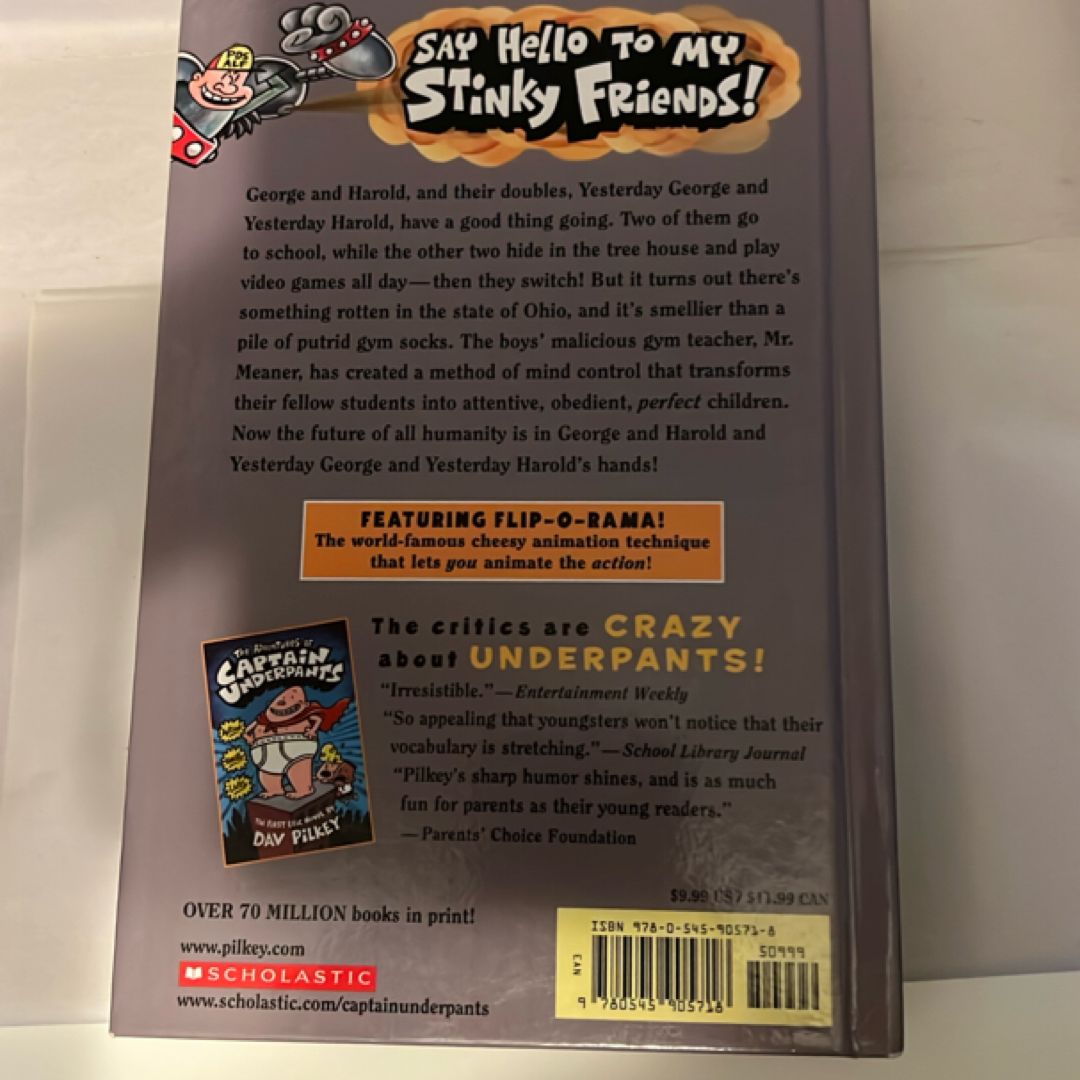 Captain Underpants and the Sensational Saga of Sir Stinks-A-Lot