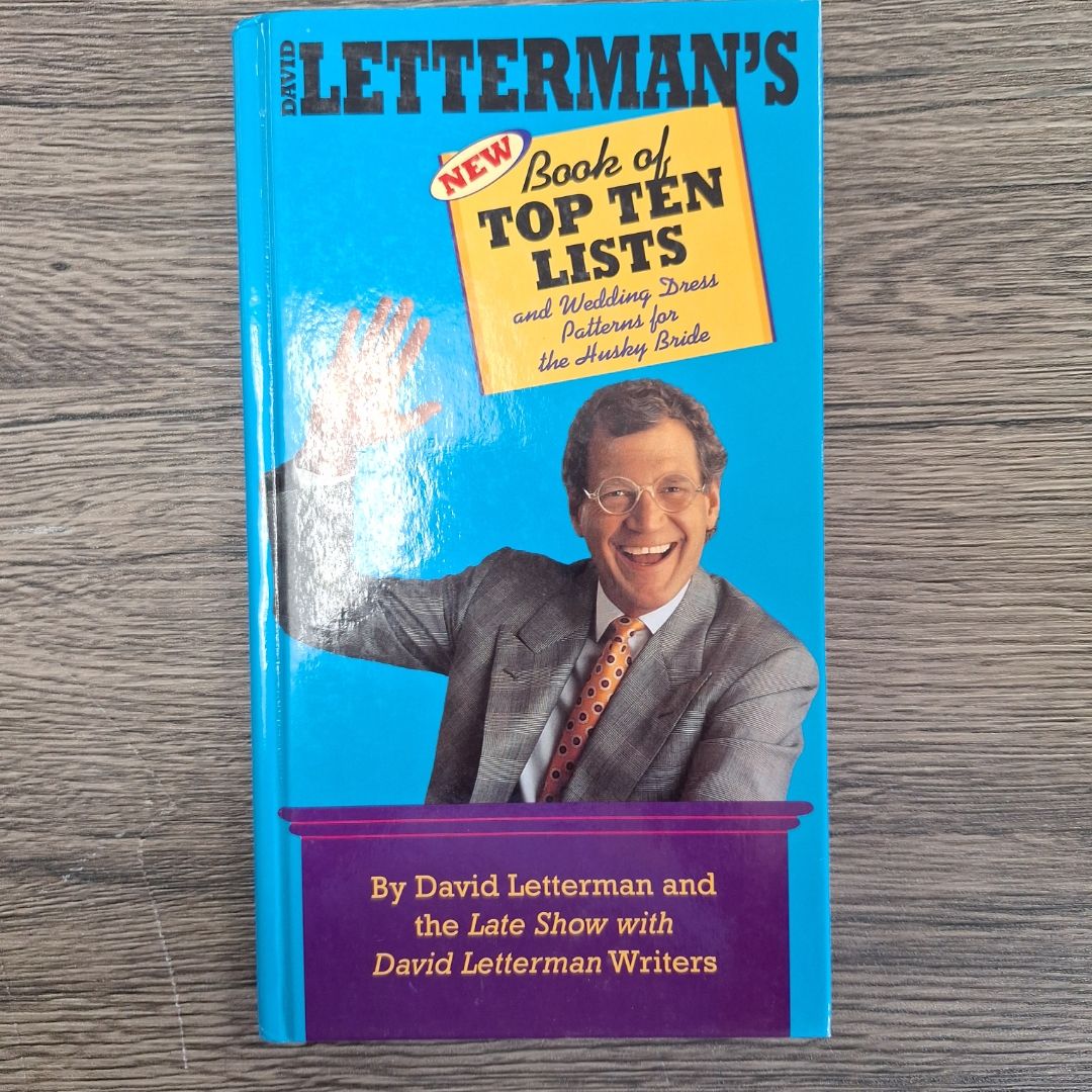 David Letterman's book of Top Ten Lists