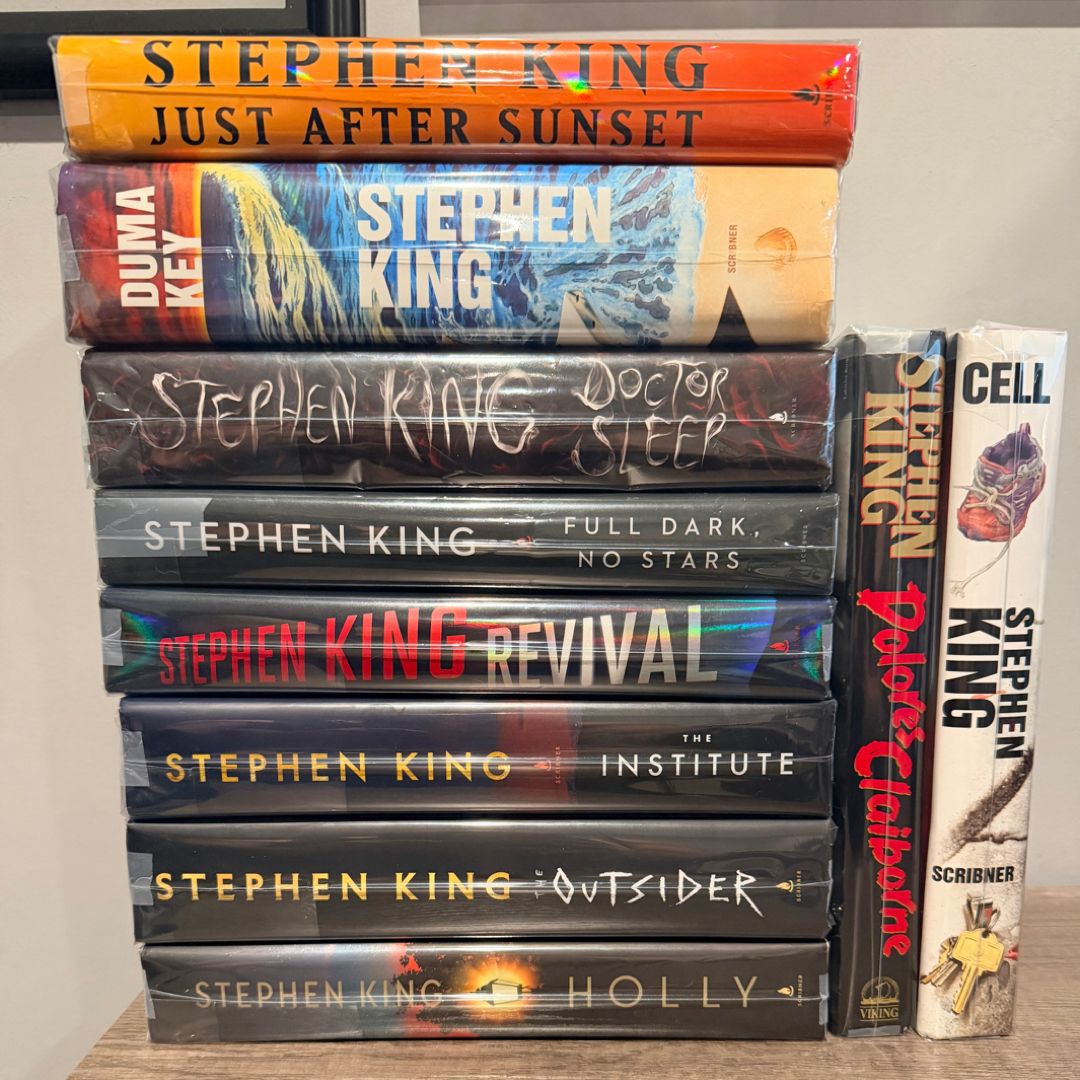Lot of (10) 1st/1st Stephen King Books