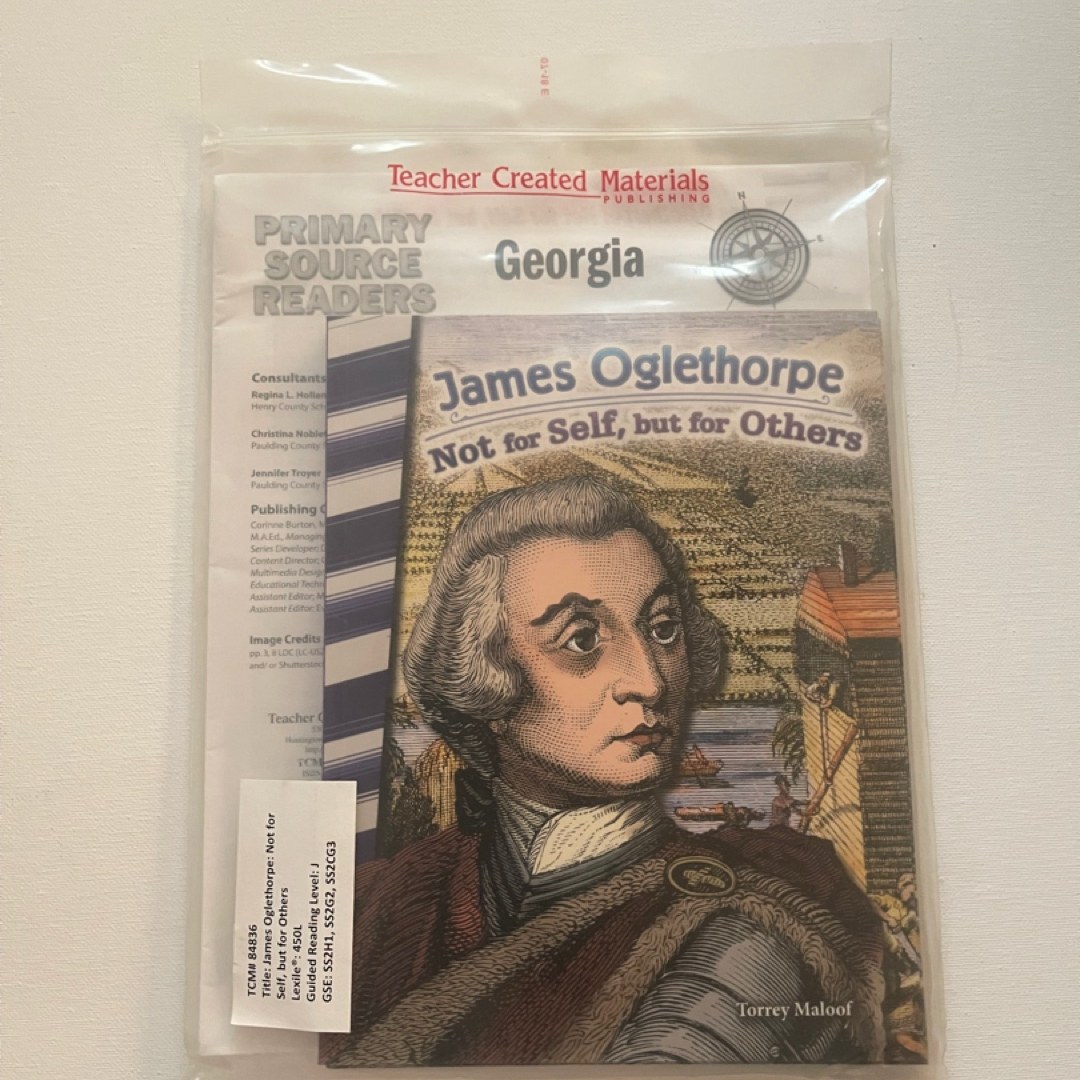 Pack of 4: James Oglethorpe 