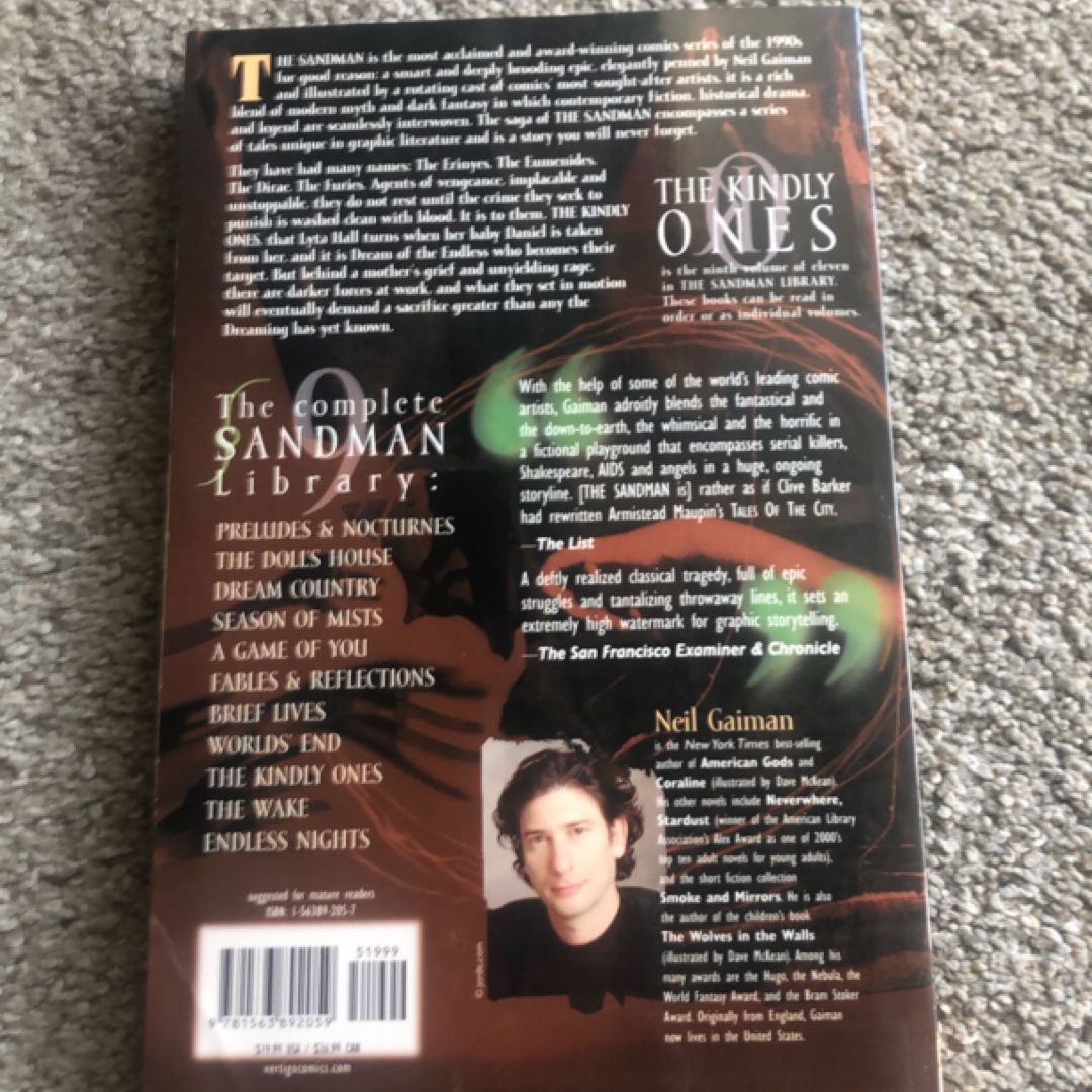Sandman Vol. 9: the Kindly Ones 30th Anniversary Edition