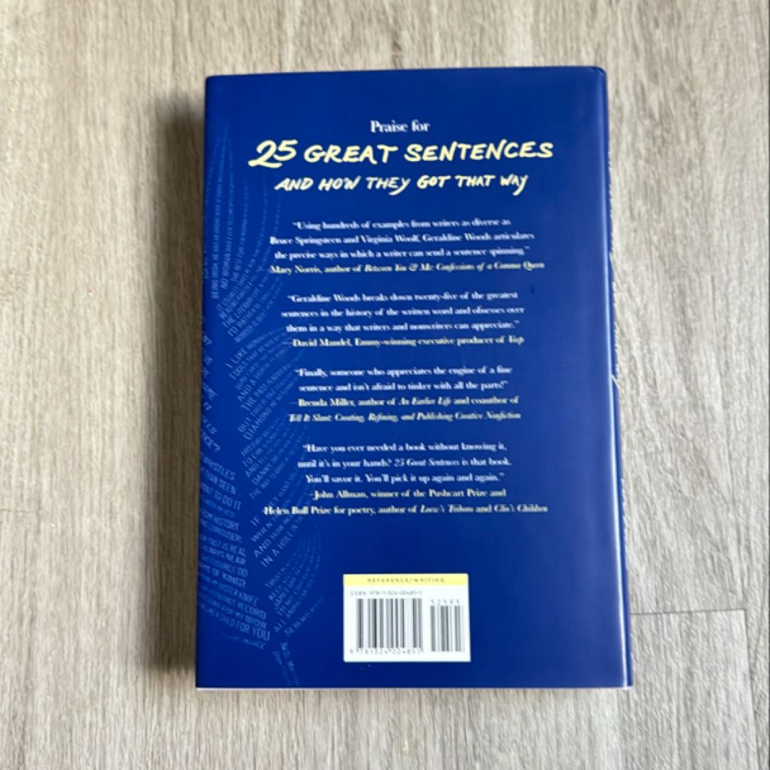 25 Great Sentences and How They Got That Way by Geraldine Woods