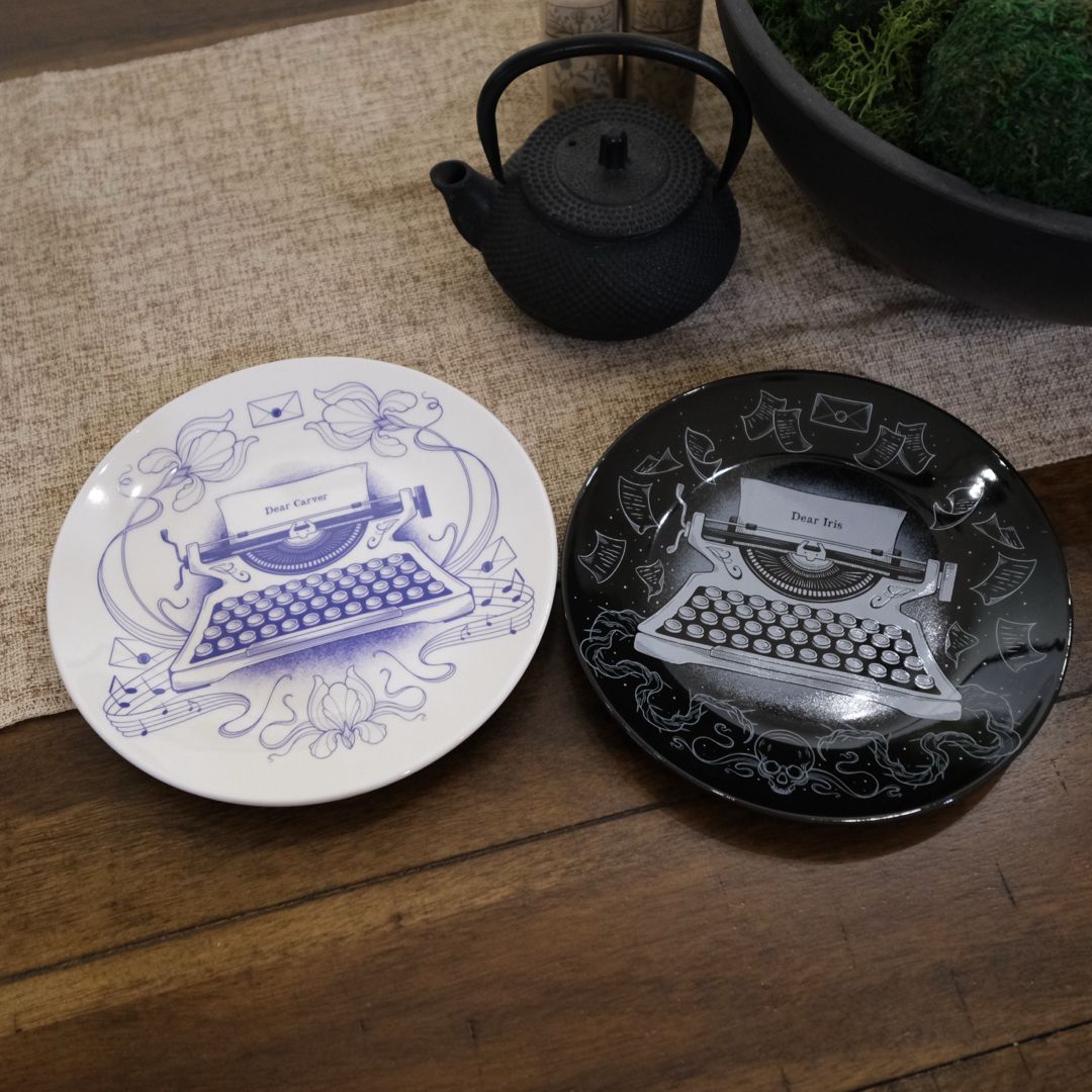 Plate Set Inspired by Divine Rivals {Illumicrate}