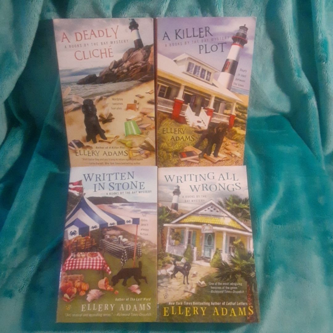 A Books By The Bay Cozy Mystery series 4 book Lot