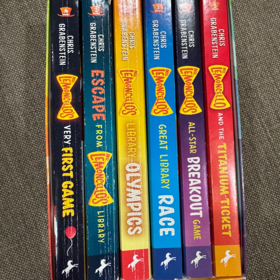 Mr. Lemoncello's Greatest Box Set on Earth: 6 Books!