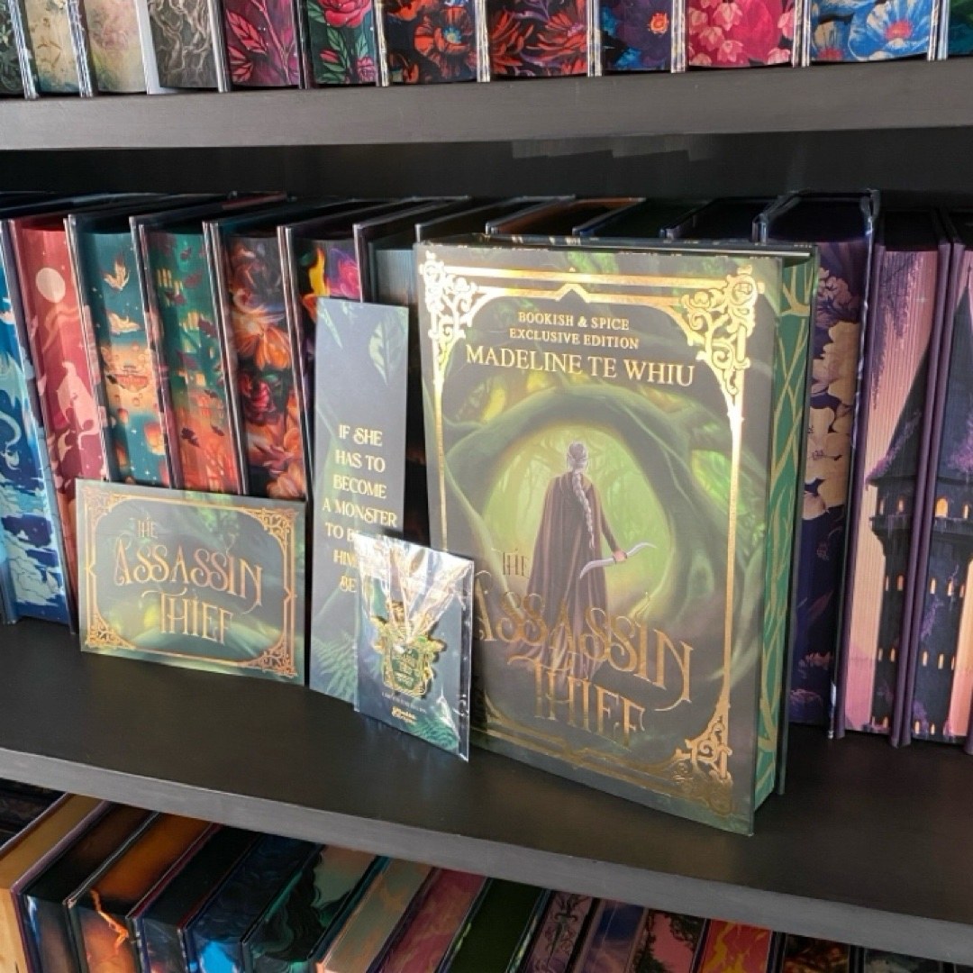 The Assassin Thief by Madeline Te Whiu *Bookish & Spice Exclusive Edition* New! Signed!