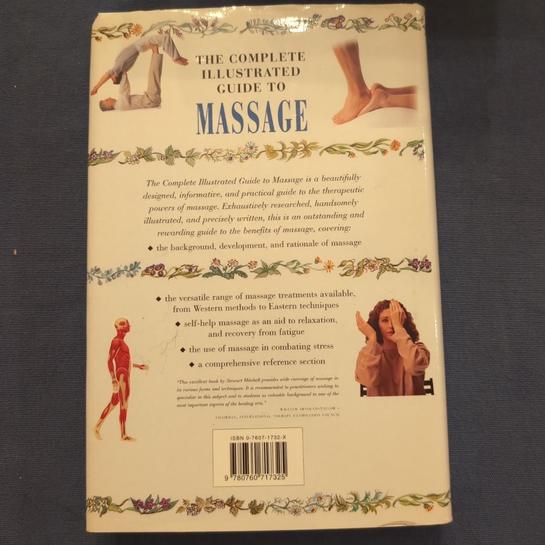The Complete Illustrated Guide to Massage by Stewart Mitchell