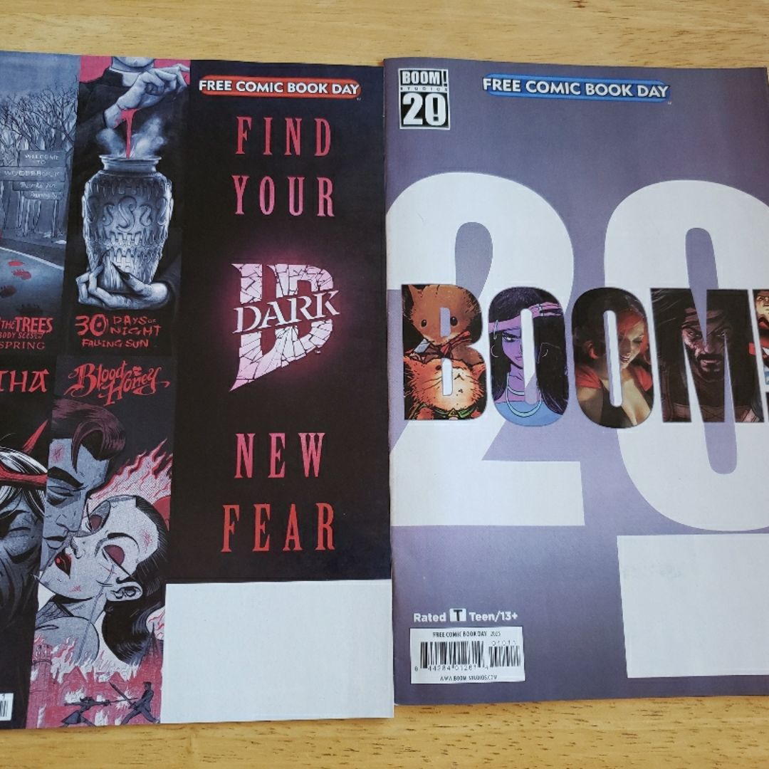 Find Your Fear & Boom 20th Anniversary Anthologies 