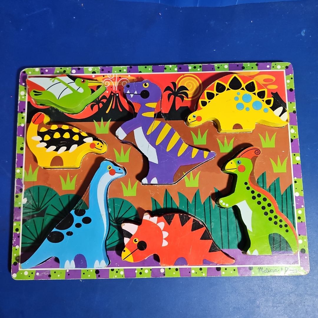 Melissa & Doug CHUNKY PUZZLE: DINOSAURS
