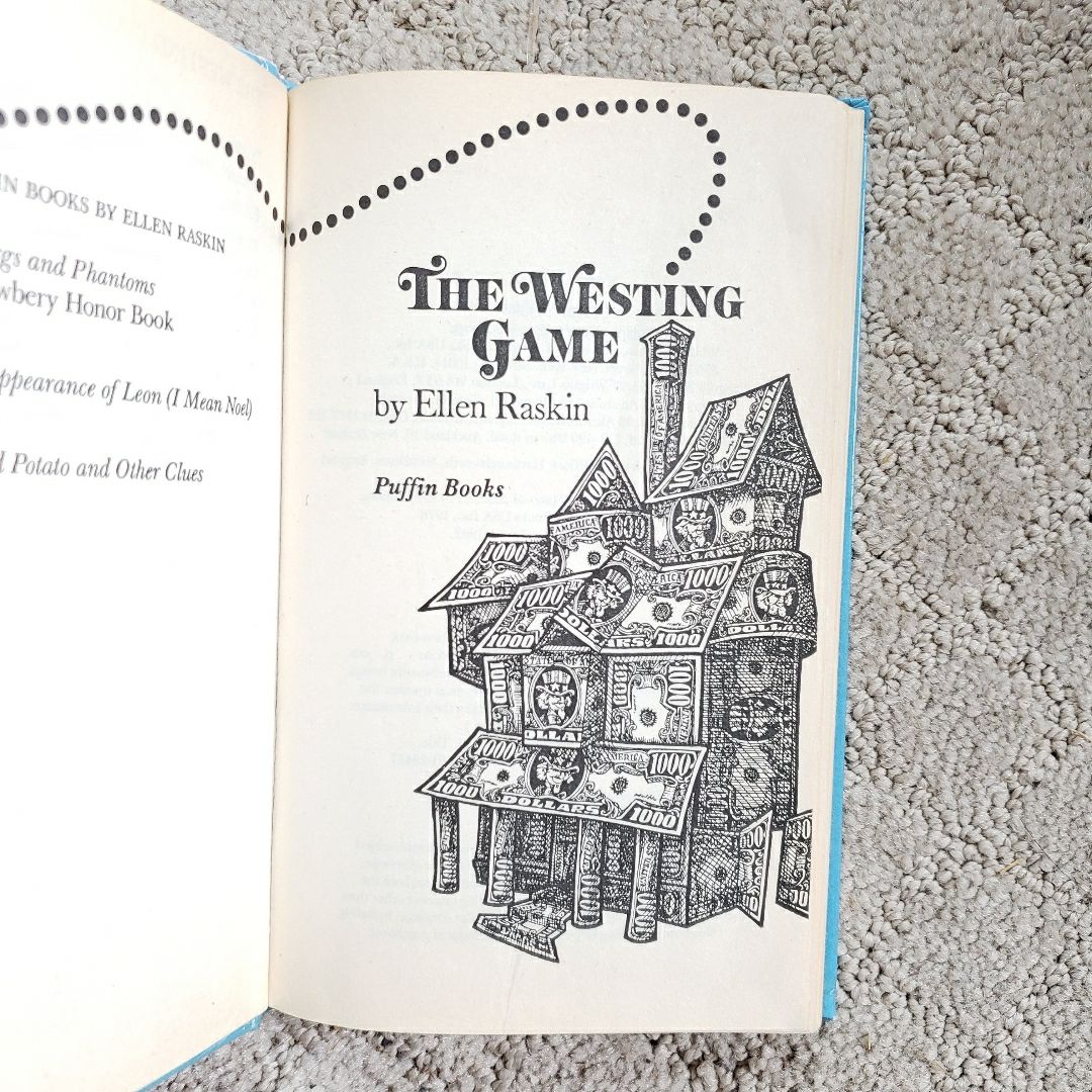 The Westing Game (Puffin Books Edition, 1992) by Ellen Raskin ...