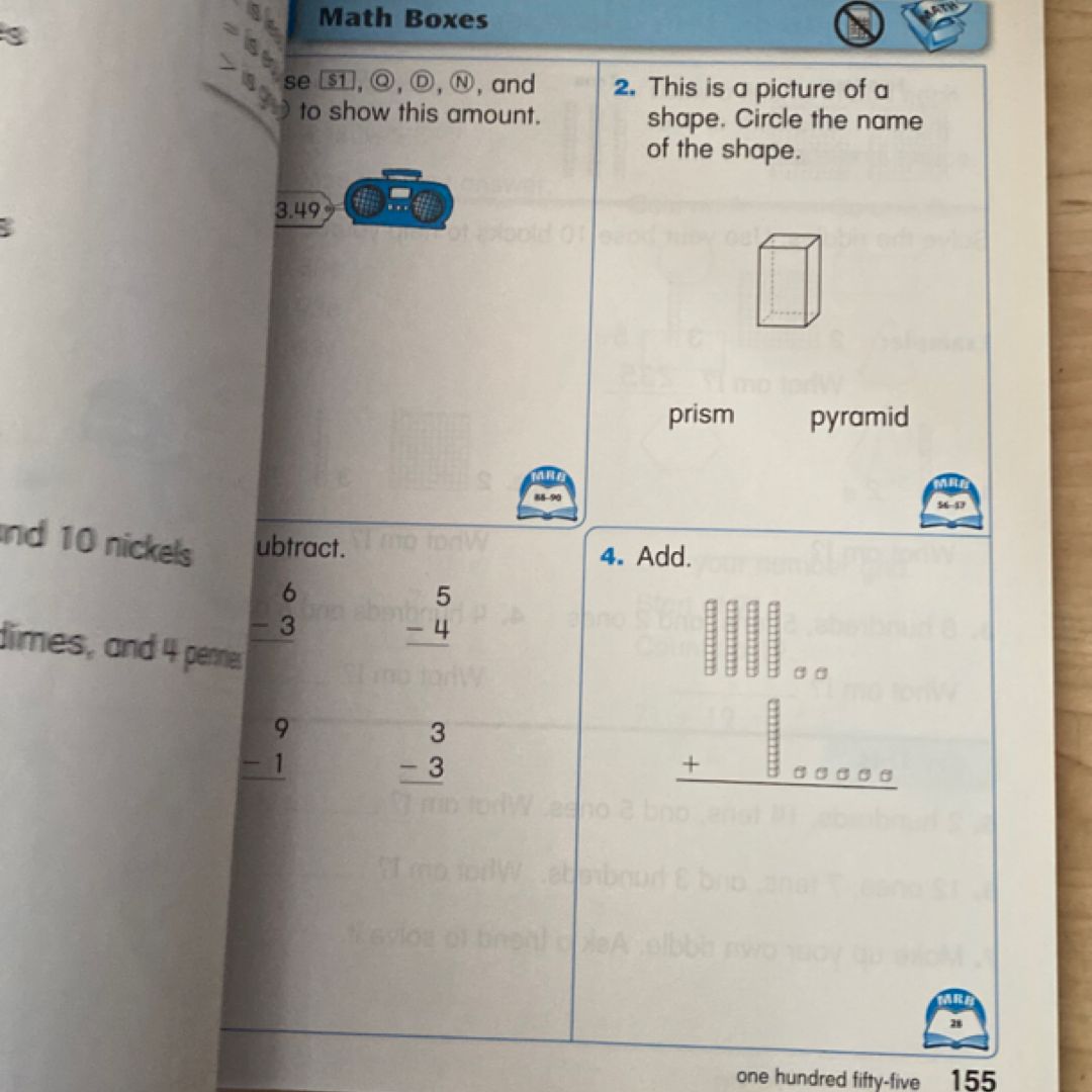 Everyday Mathematics, Grade 1, Student Math Journal 2 by Bell Et, James ...