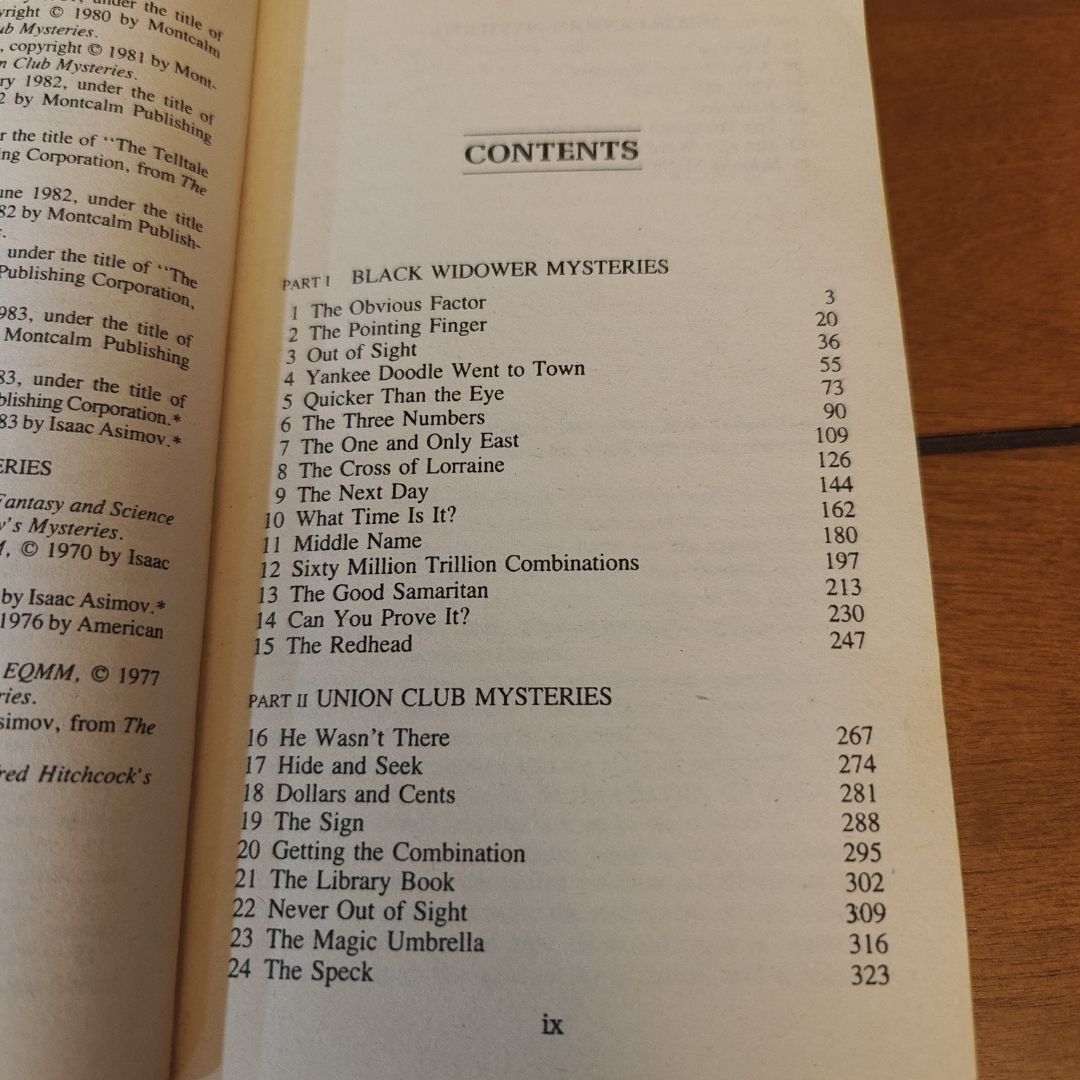The Best Mysteries of Isaac Asimov