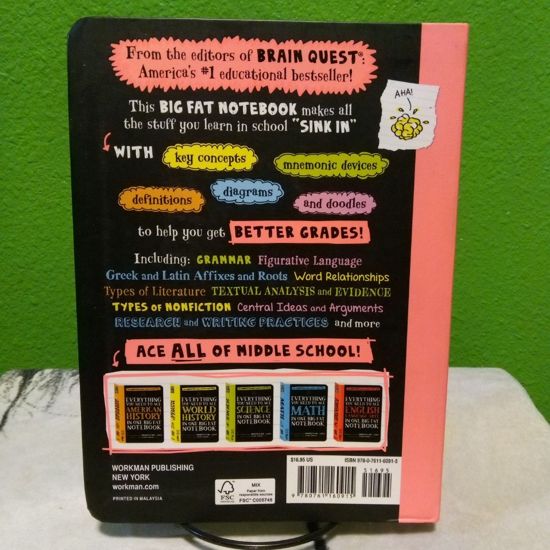 Everything You Need to Ace English Language Arts in One Big Fat Notebook