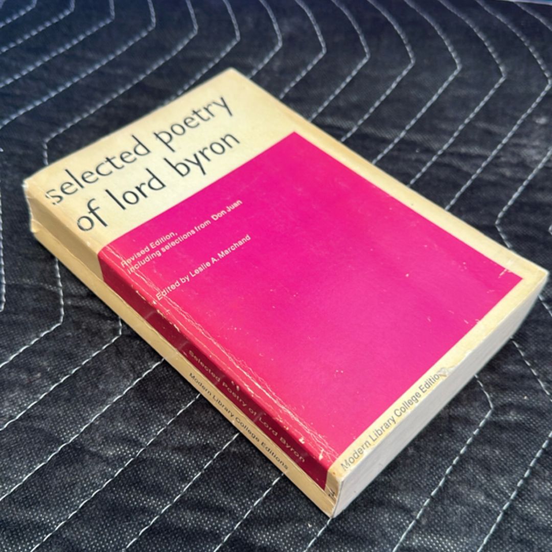 Selected poetry of Lord Byron