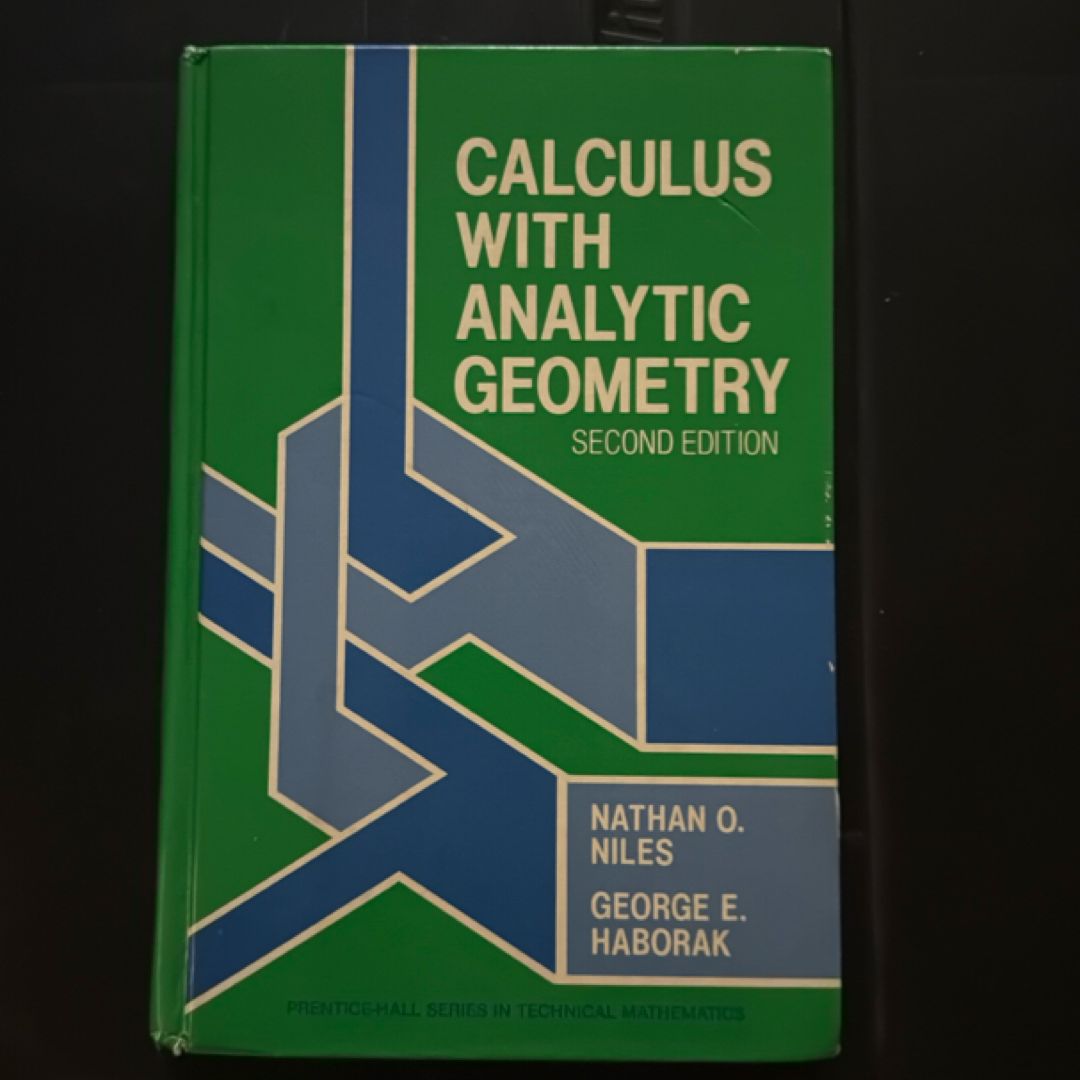 Calculus with Analytic Geometry