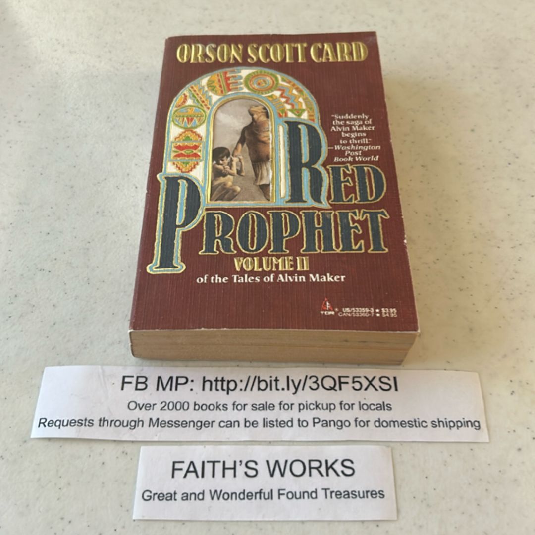 Red Prophet Volume 2 of the tales of Alvin Maker