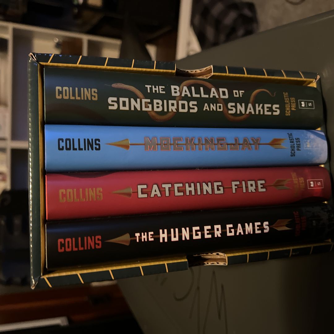 Hunger Games 4-Book Hardcover Box Set (the Hunger Games, Catching Fire, Mockingjay, the Ballad of Songbirds and Snakes)