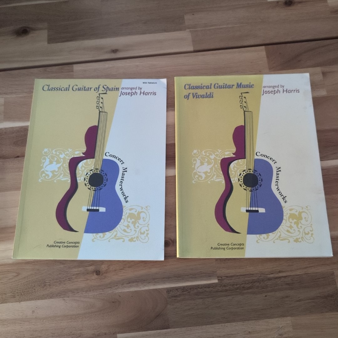Lot of 2: Classical Guitar of Spain & Classical Guitar Music of Vivaldi 