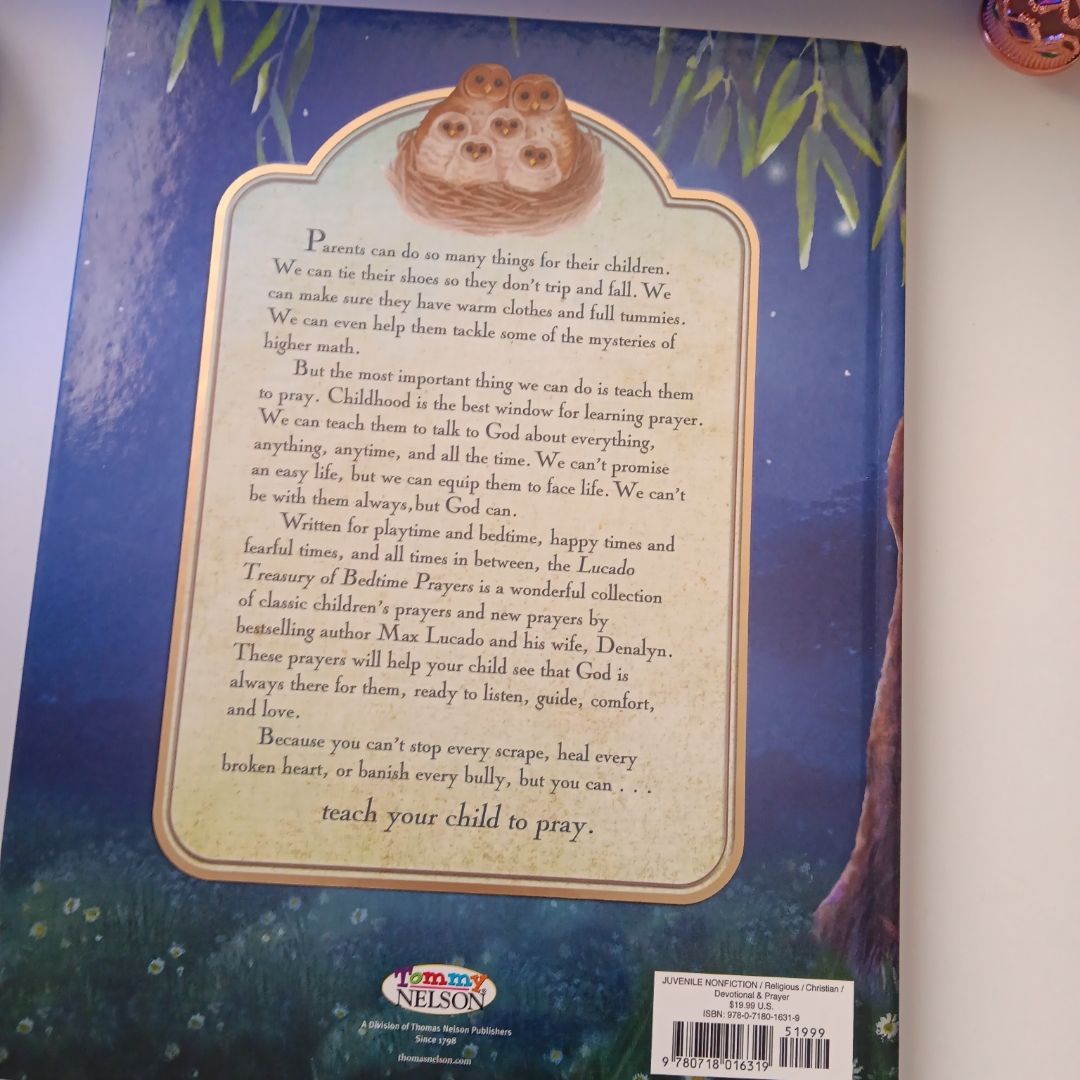 Lucado Treasury of Bedtime Prayers