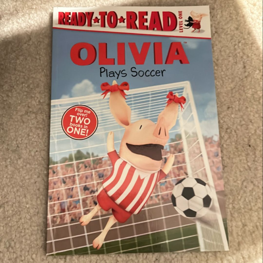 Olivia plays soccer and Olivia goes to the library