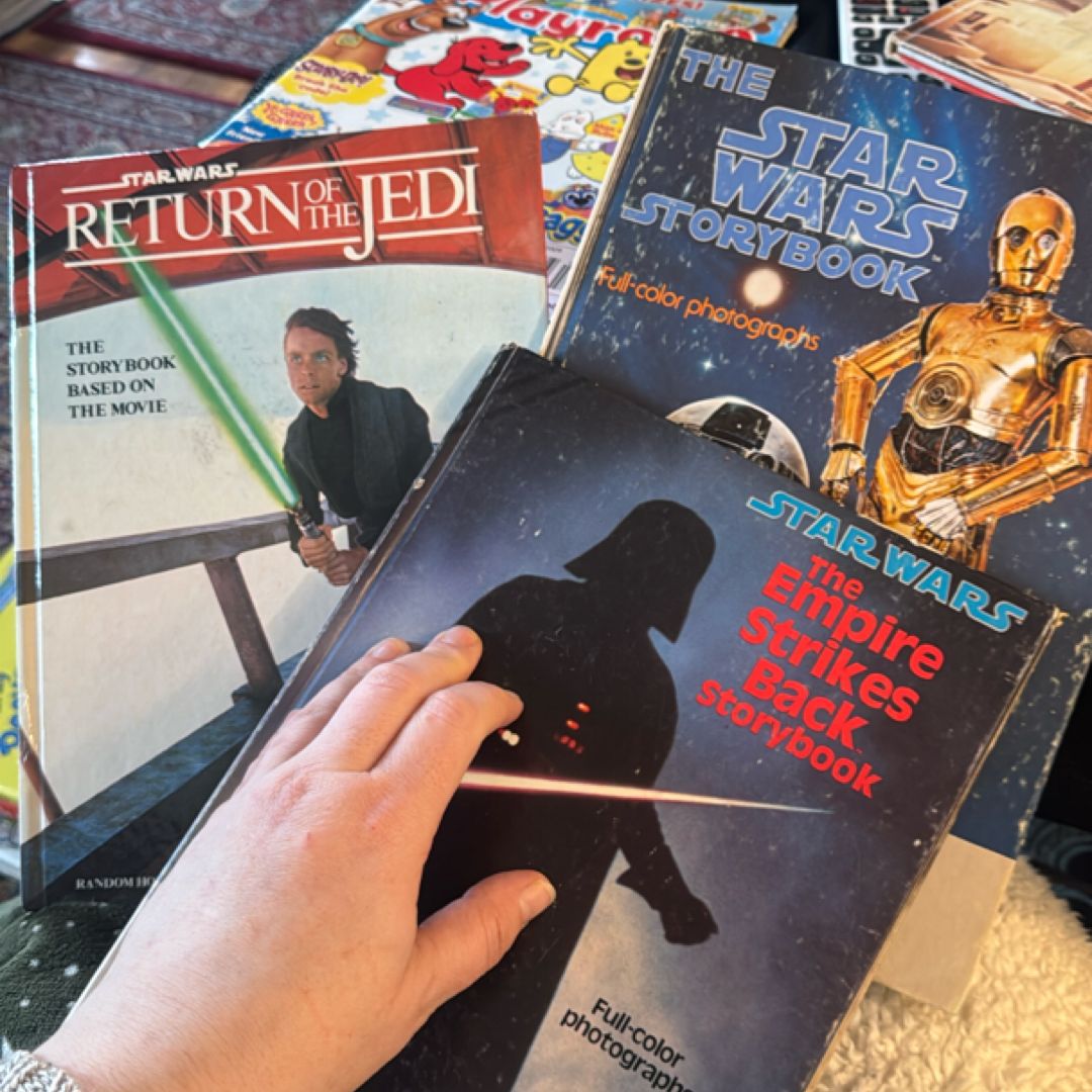 Set a three Star Wars hardback books from the 80s