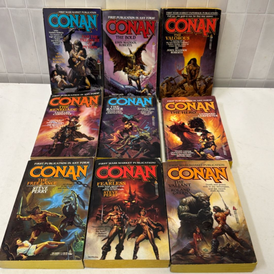 Vintage Conan the Barbarian Lot (9)