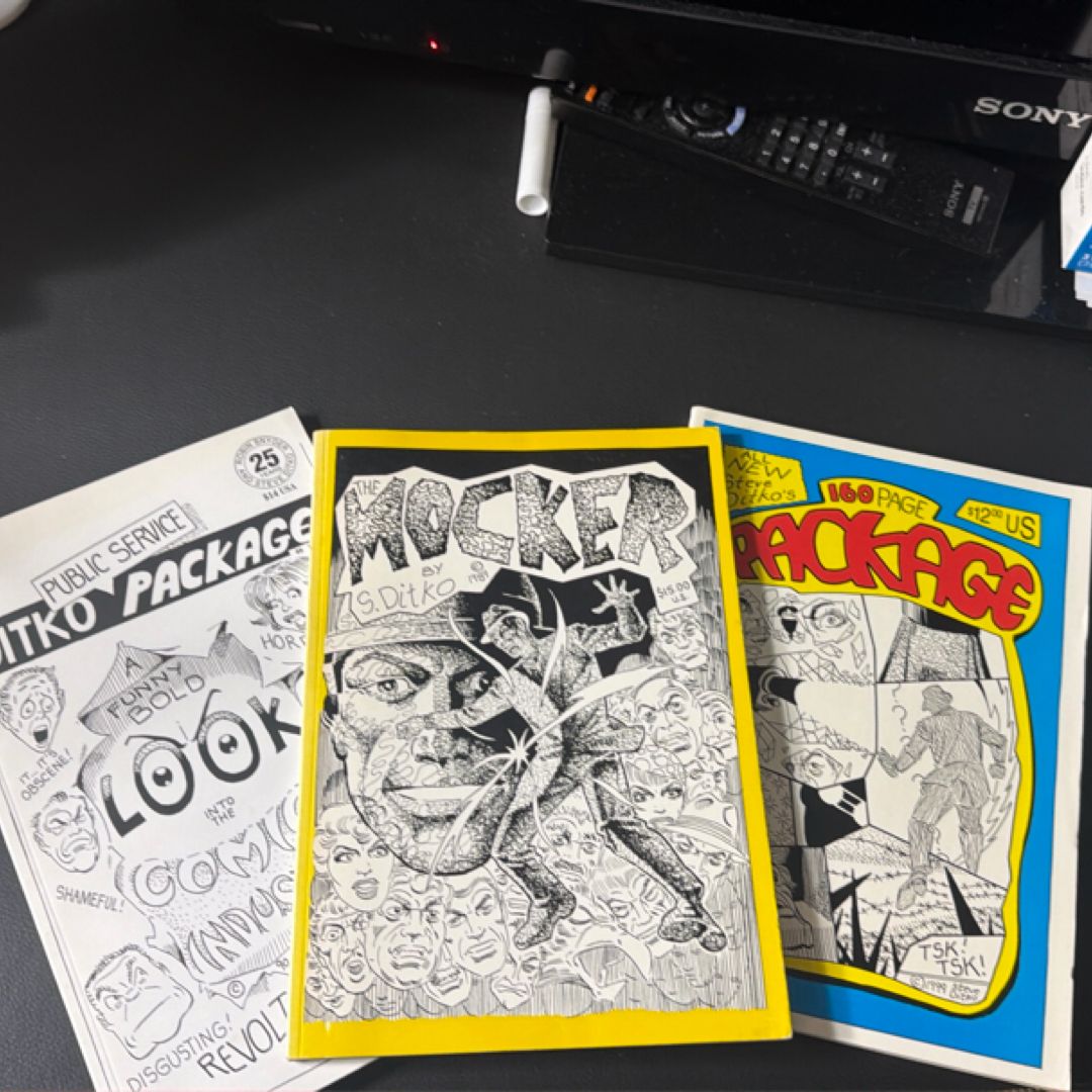 Steve Ditko Bundle (The Mocker, Steve Ditkos 160 page package, The Ditko Public Service Package #2) 