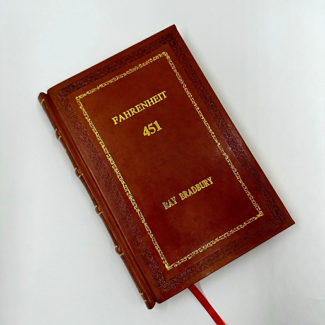 Fahrenheit 451 by Ray Bradbury - Leather-Bound Edition