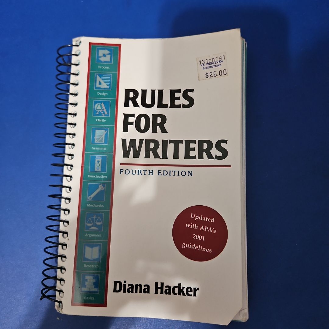 Rules for Writers with 2020 APA Update