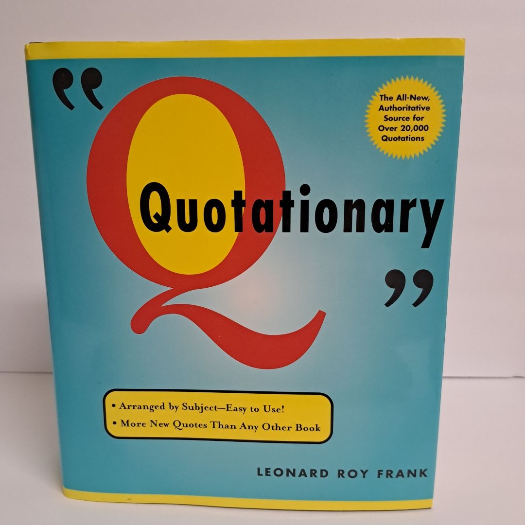 Random House Webster's Quotationary