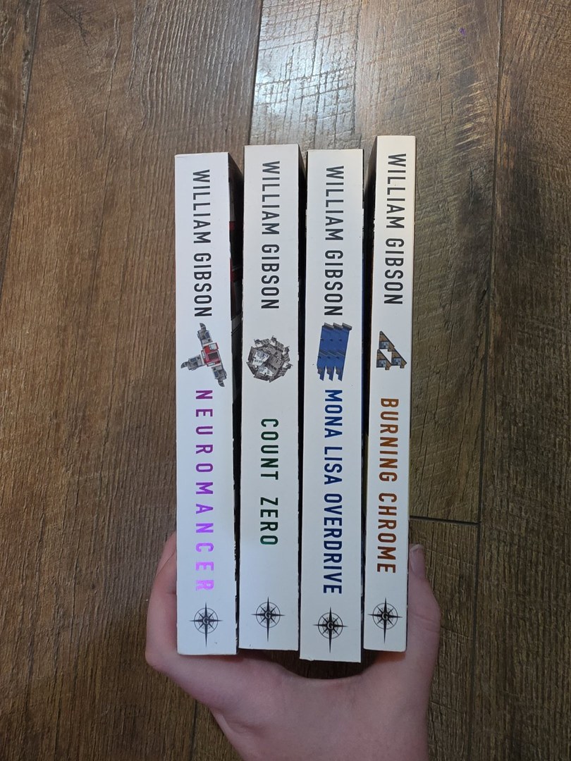 William Gibson Neuromancer Collection 4 Books Bundle (Neuromancer, Count Zero, Mona Lisa Overdrive, Burning Chrome)