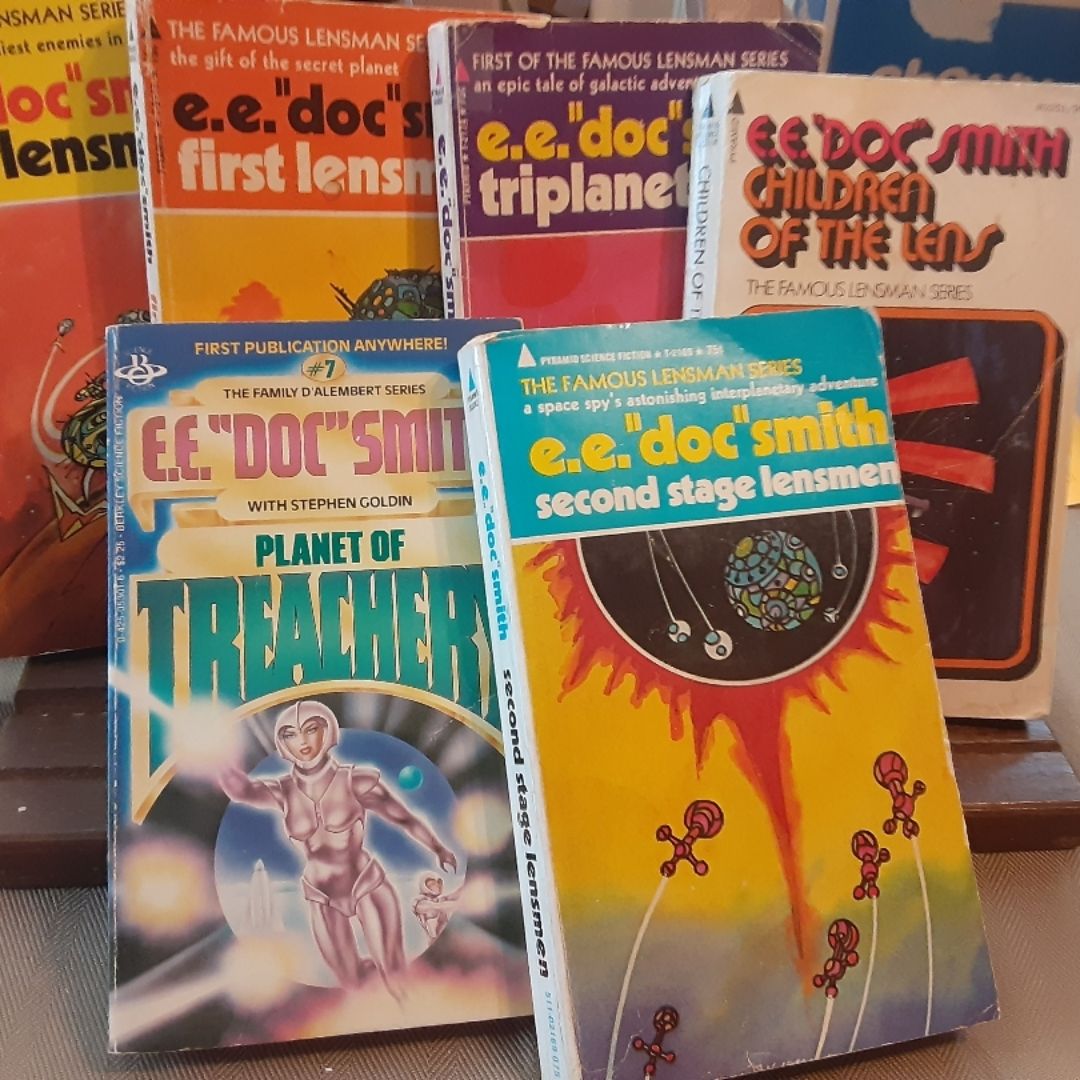Six science fiction books 