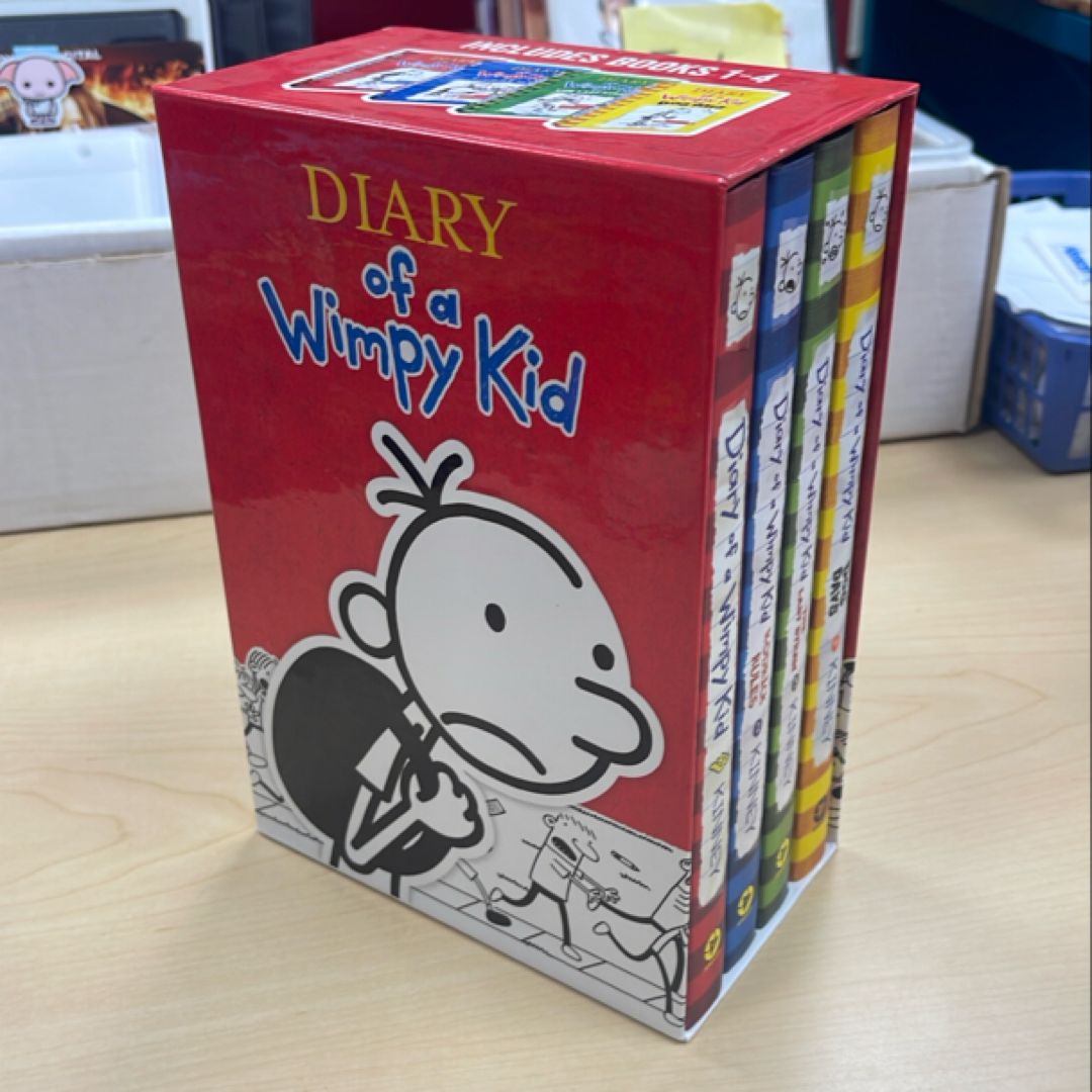 Diary of a Wimpy Kid Box of Books 1-4 Revised