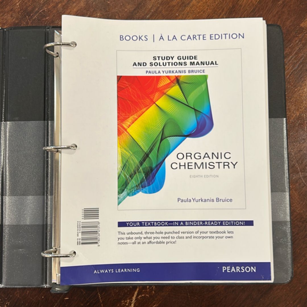 Organic Chemistry Study Guide and Solutions Manual, Books a la Carte Edition