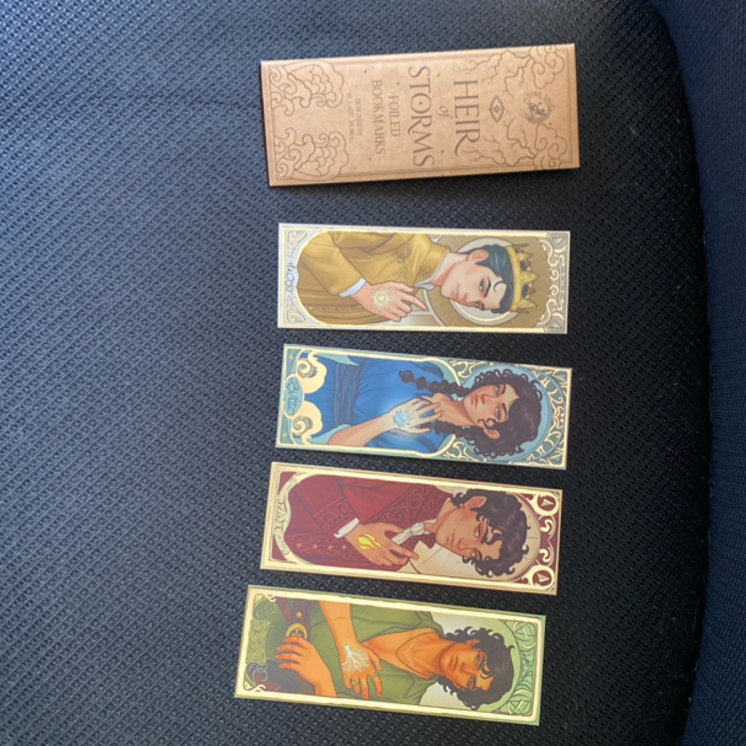 Fairyloot Heir of Storms Bookmarks
