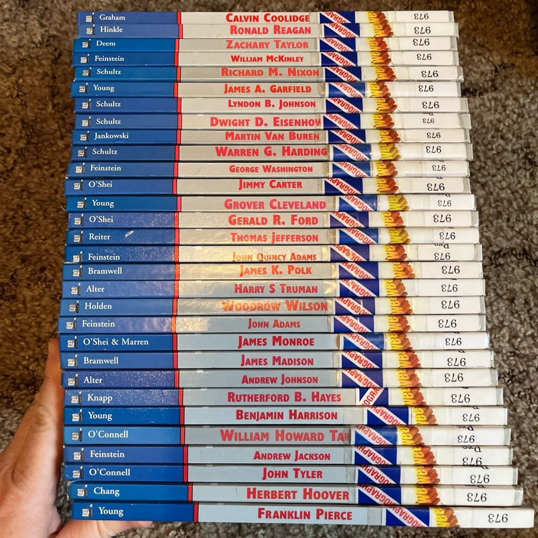 30 American Presidents Biography By MyReportLinks.Com History Report Books Child