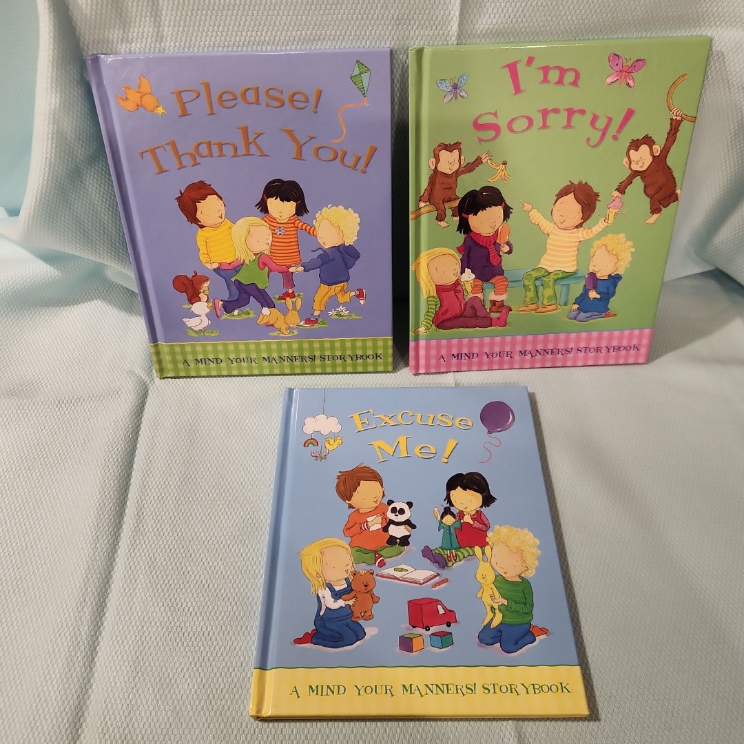 Set of 3 Mind Your Manners! Storybooks 