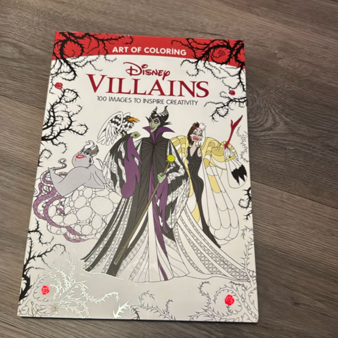 Art of Coloring: Disney Villains (Walmart Black Friday Custom Pub)