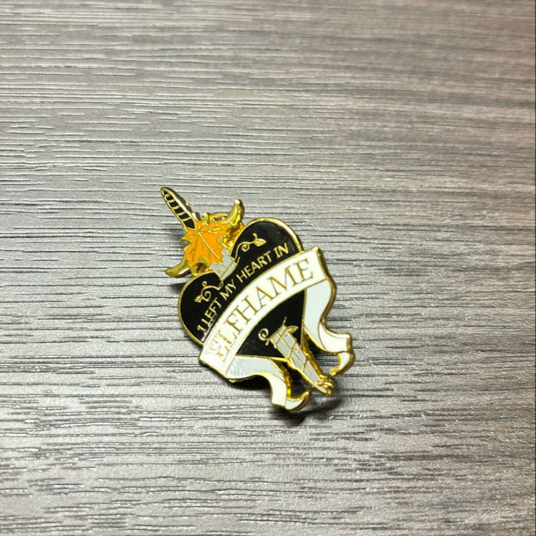 RESERVED FOR TRISTEN: I left my heart in Elfhame” Cruel Prince pin
