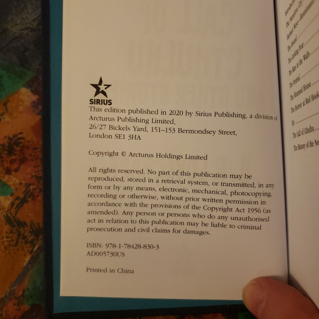 The Call of Cthulhu and Other Weird Stories