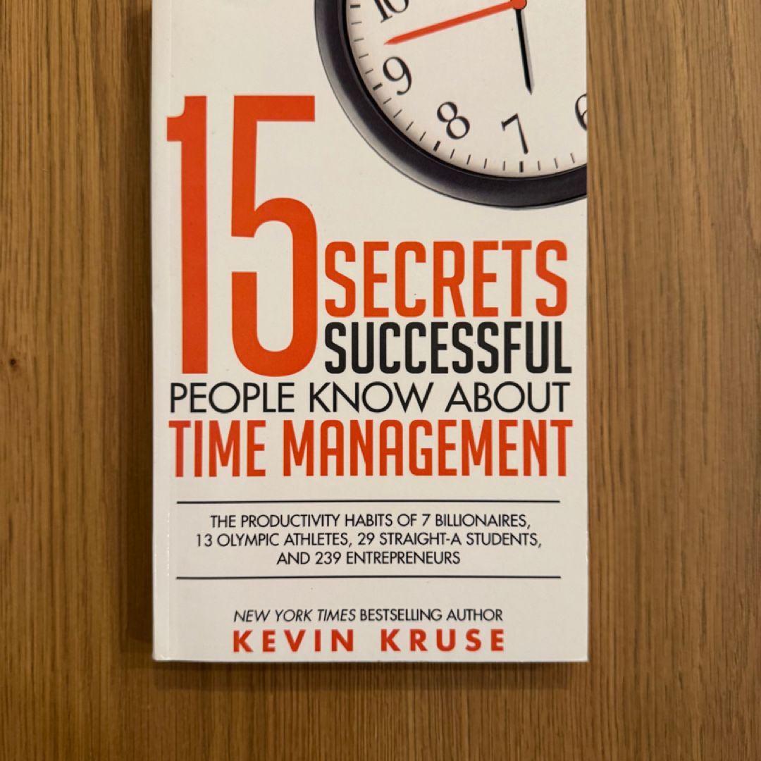 15 Secrets Successful People Know about Time Management
