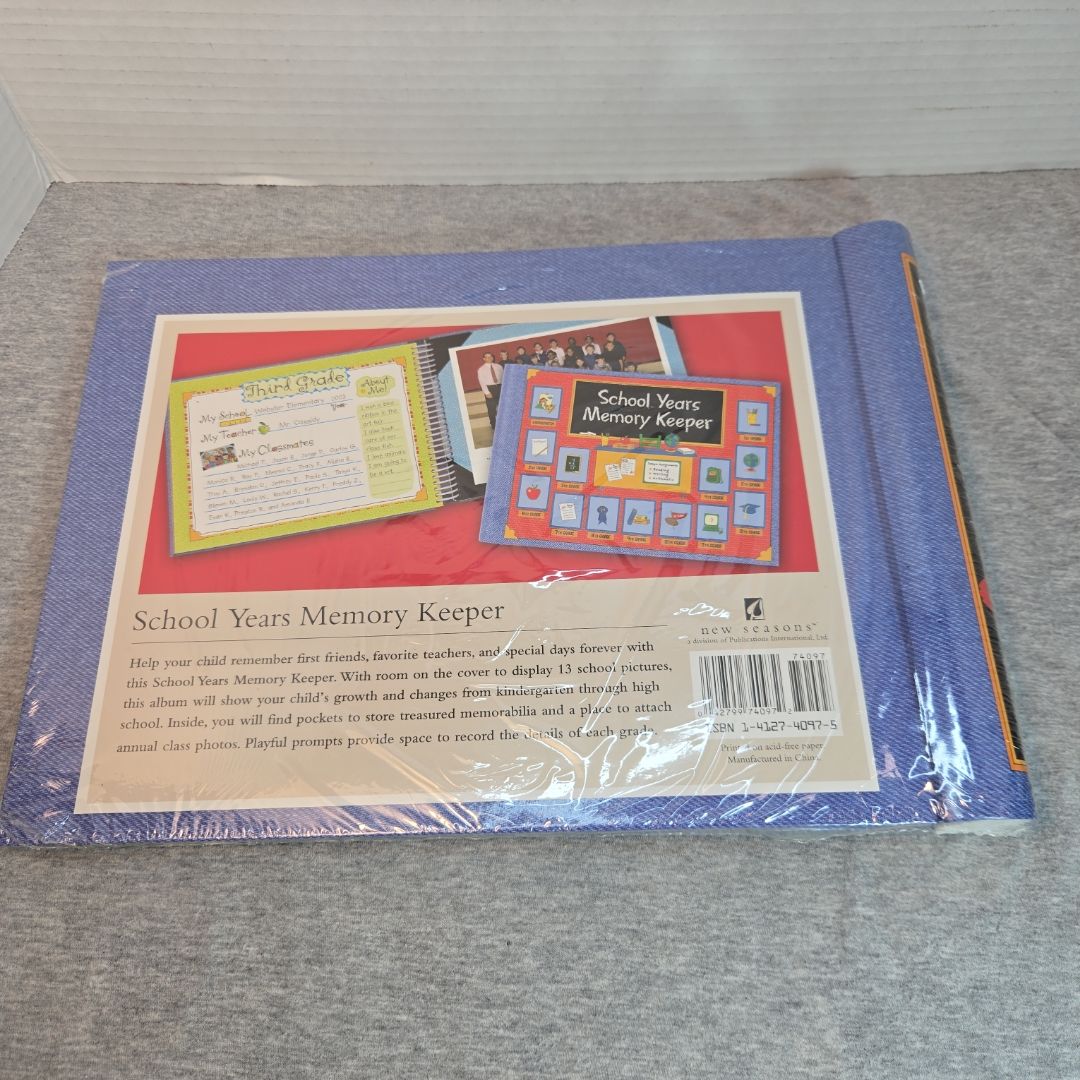 School Years Memory Keeper