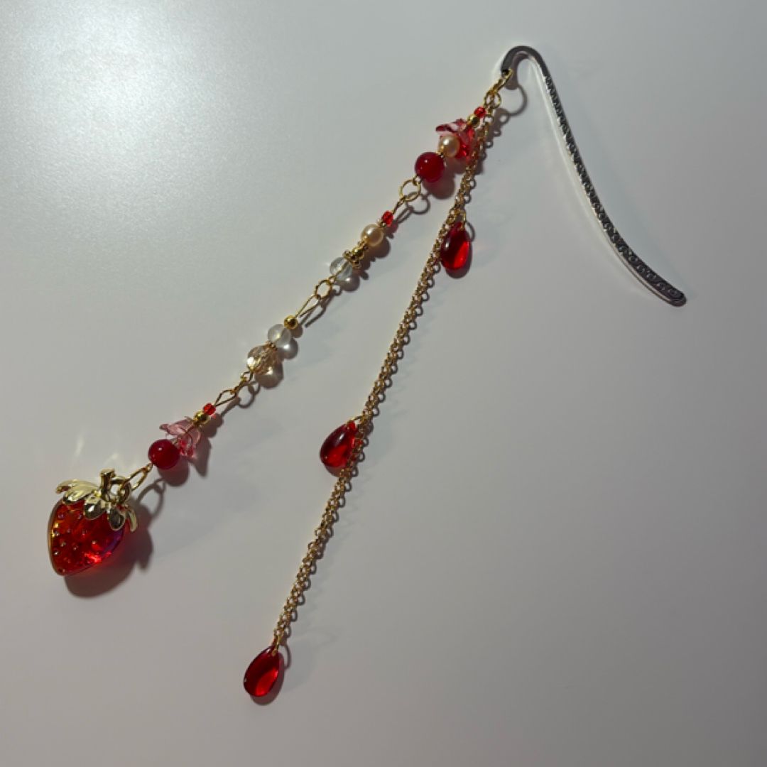 Handmade beaded bookmark
